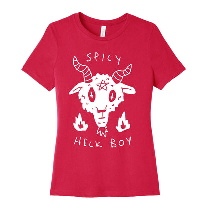 Spicy Heck Boy Satan Women's Cotton Tee