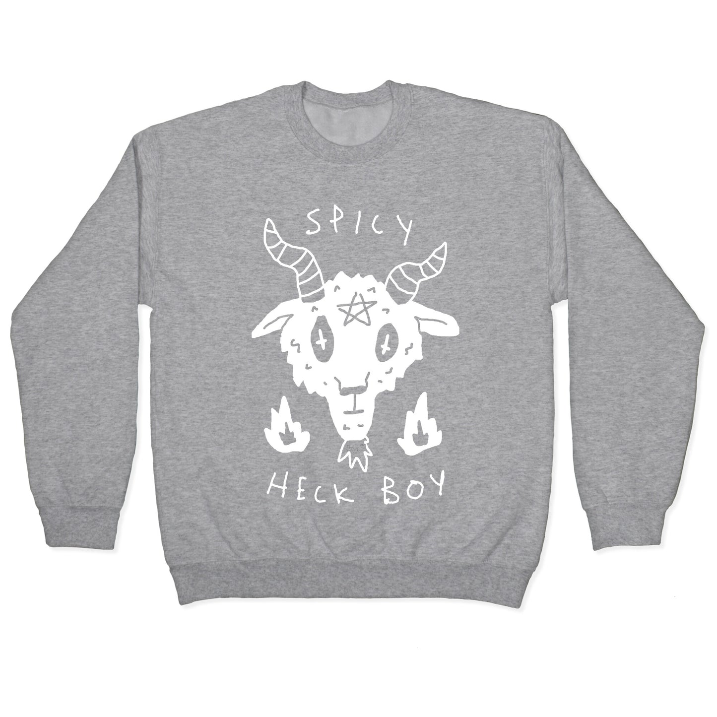 Spicy Heck Boy Satan Crewneck Sweatshirt