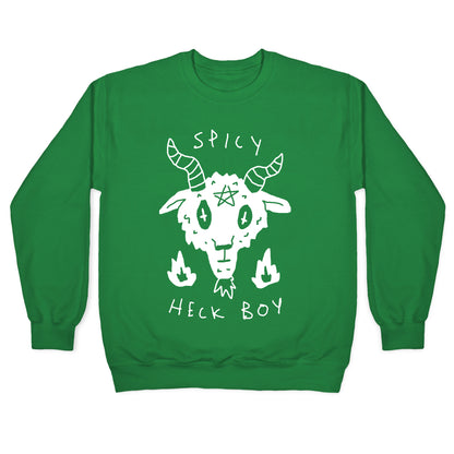 Spicy Heck Boy Satan Crewneck Sweatshirt