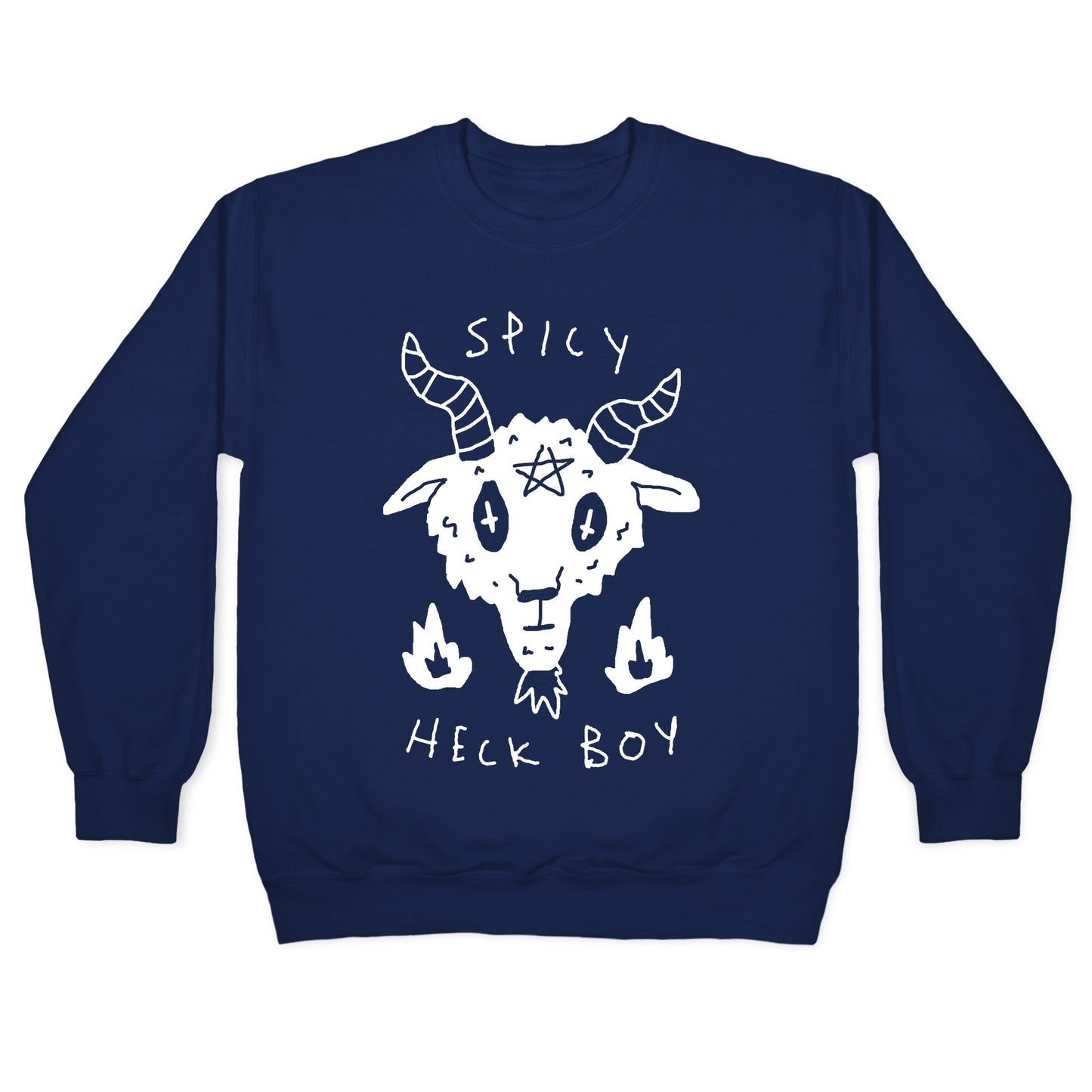 Spicy Heck Boy Satan Crewneck Sweatshirt