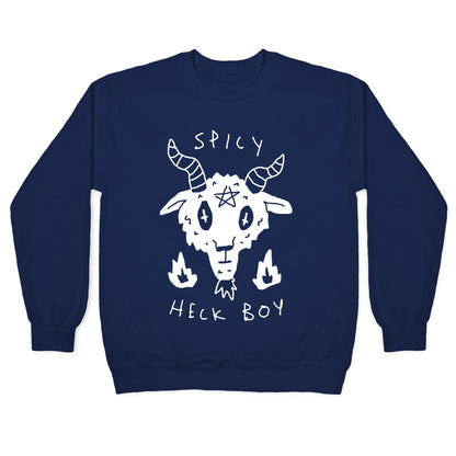 Spicy Heck Boy Satan Crewneck Sweatshirt