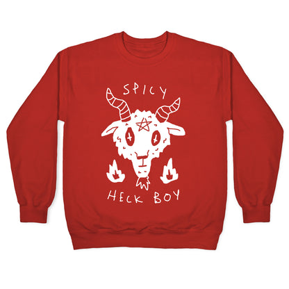 Spicy Heck Boy Satan Crewneck Sweatshirt