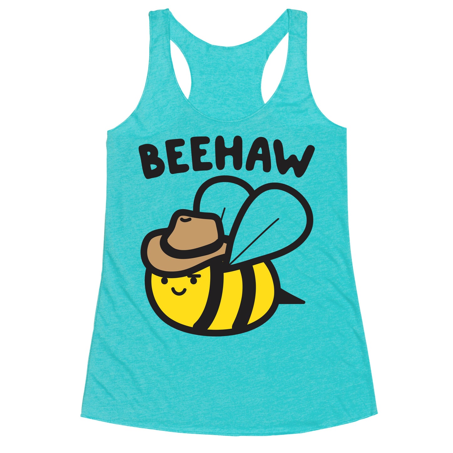 Beehaw Cowboy Bee Racerback Tank