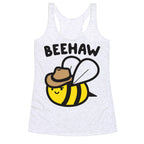 Beehaw Cowboy Bee Racerback Tank