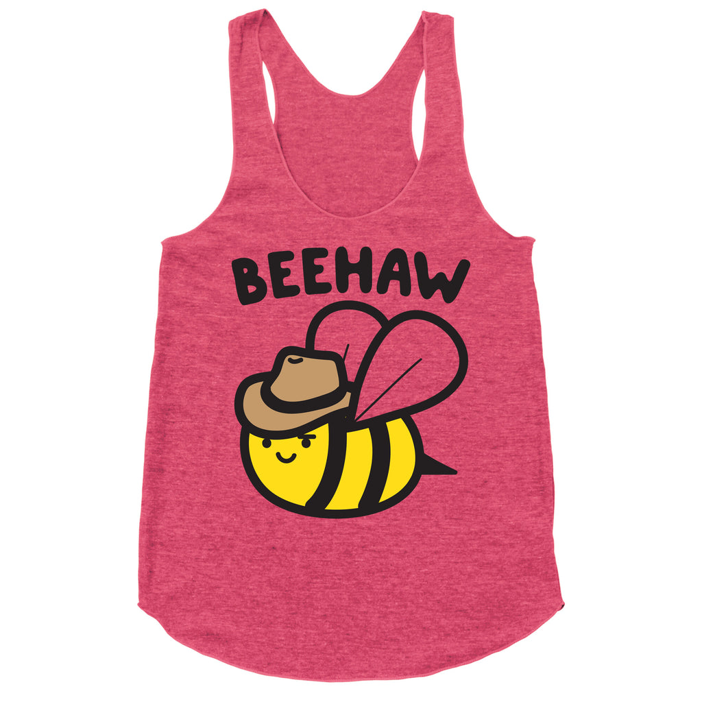 Beehaw Cowboy Bee Racerback Tank