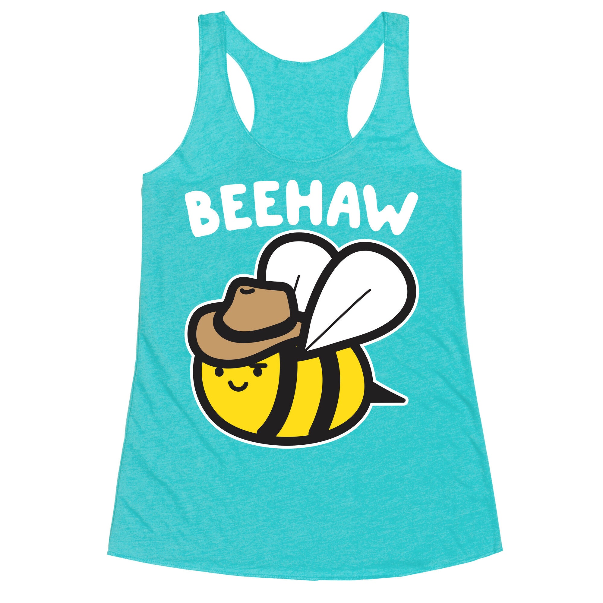 Beehaw Cowboy Bee Racerback Tank