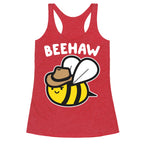 Beehaw Cowboy Bee Racerback Tank