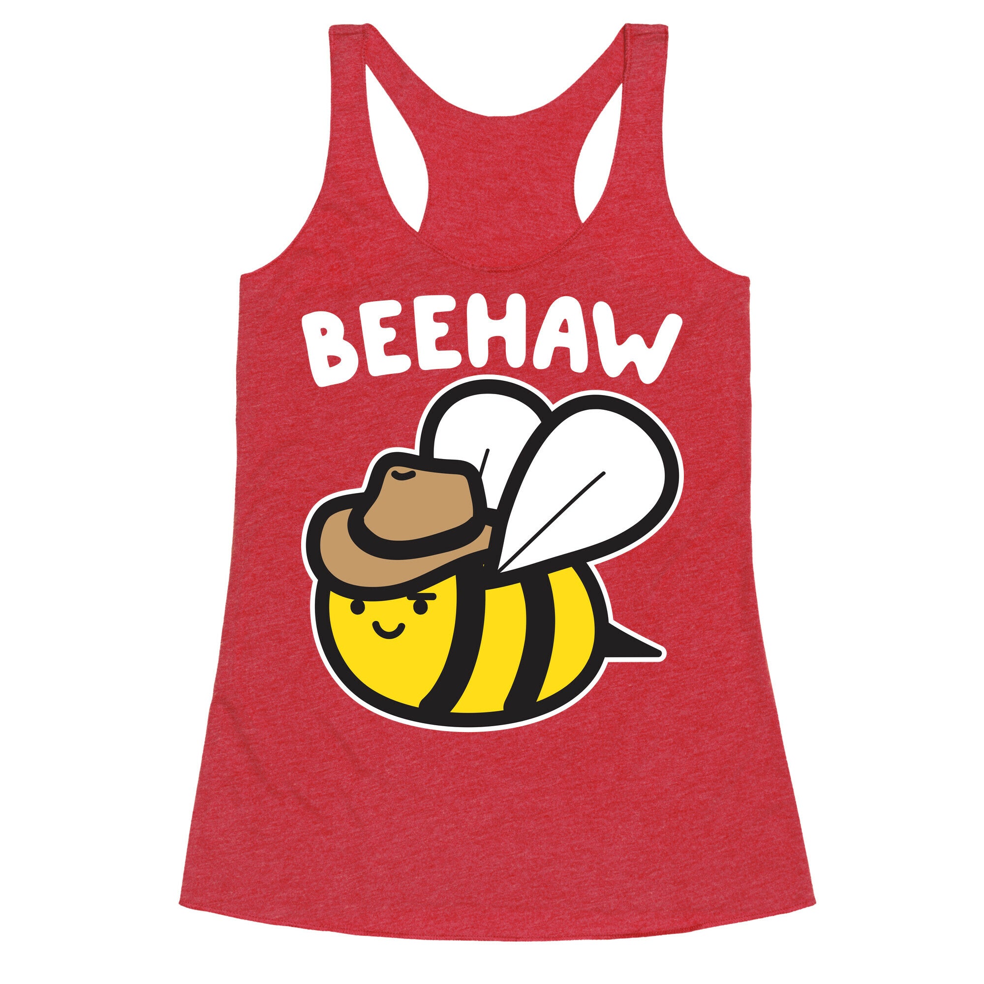 Beehaw Cowboy Bee Racerback Tank