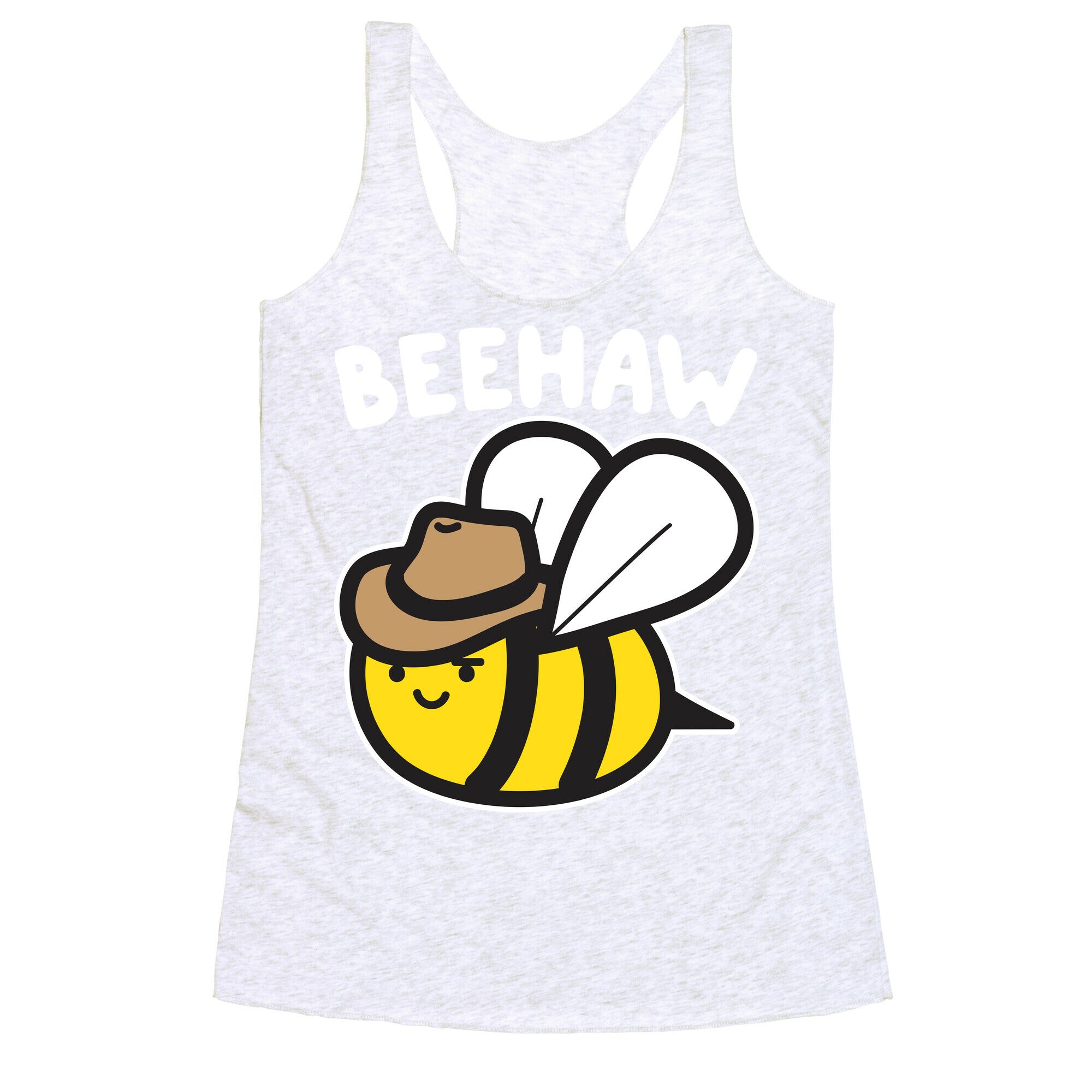Beehaw Cowboy Bee Racerback Tank
