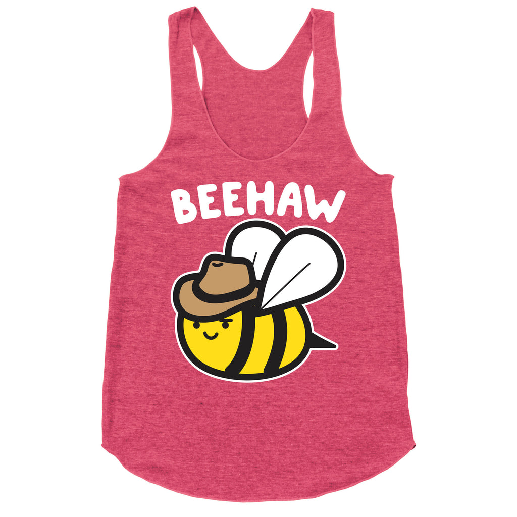 Beehaw Cowboy Bee Racerback Tank