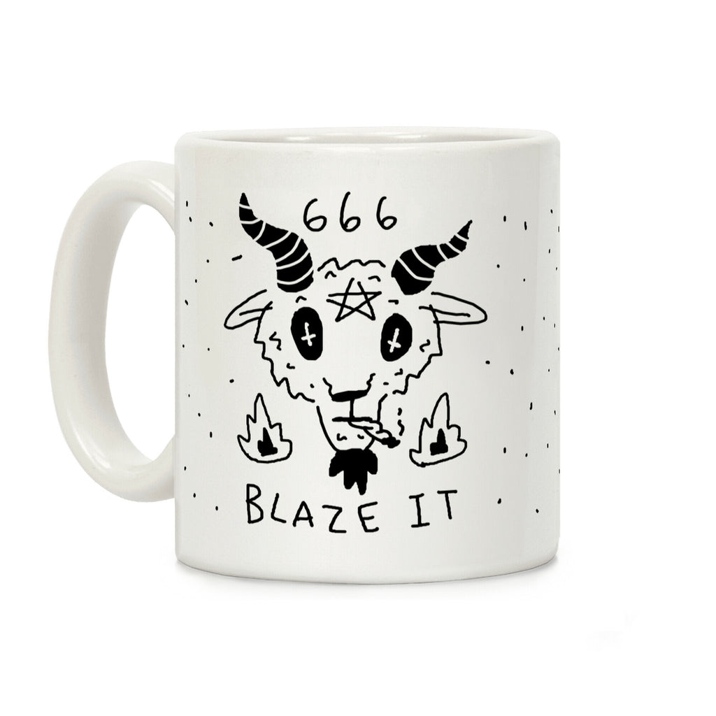 666 Blaze It Satan Coffee Mug