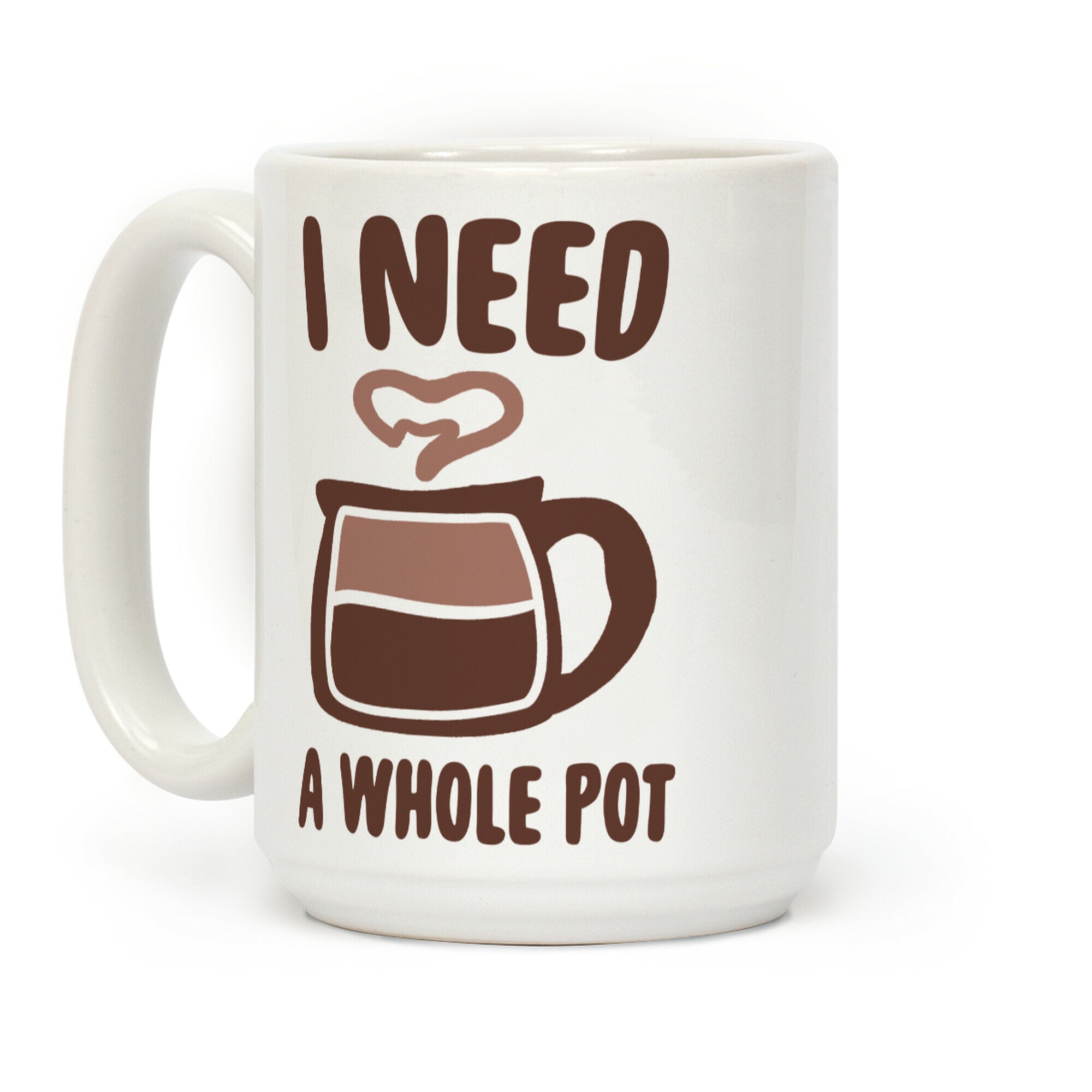I Need a Whole Pot Coffee Mug
