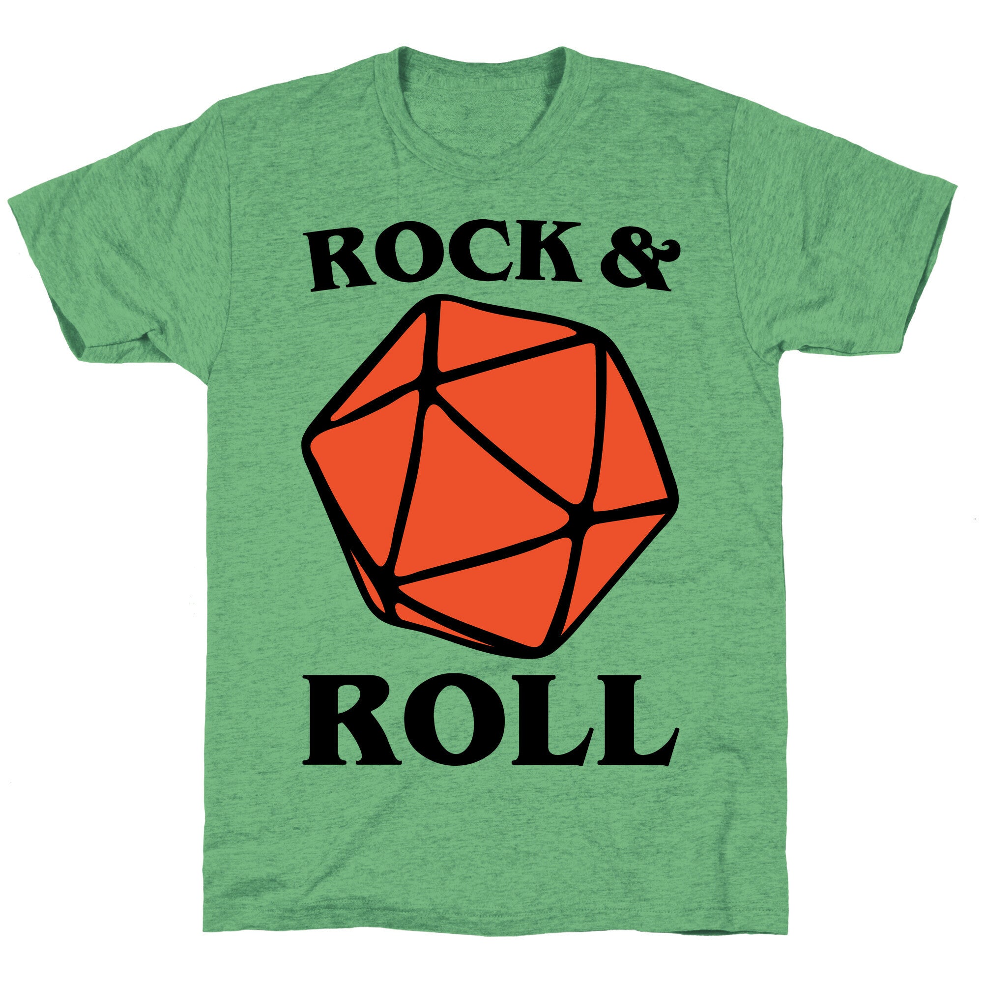 Rock and Roll D & D Parody Unisex Triblend Tee