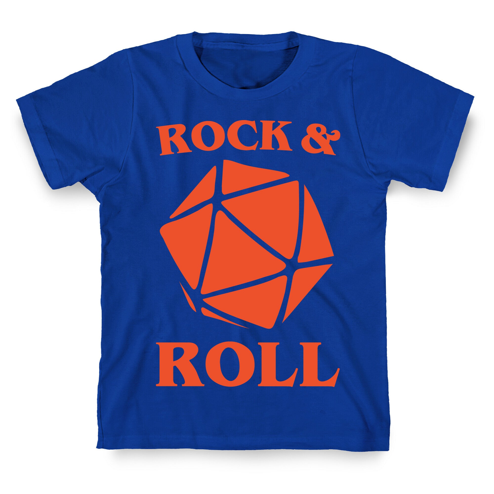 Rock and Roll D & D Parody White Print T-Shirt