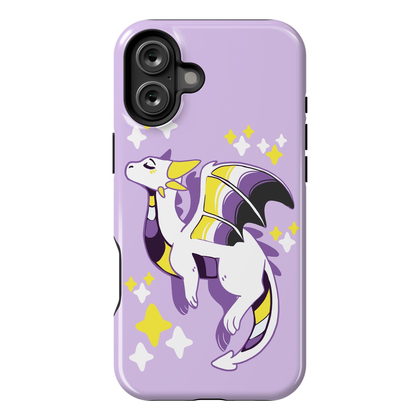 Non-Binary Pride Dragon Phone Case