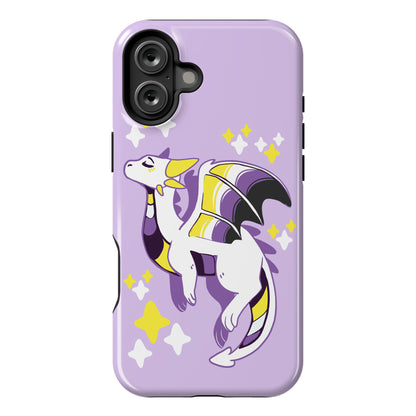 Non-Binary Pride Dragon Phone Case