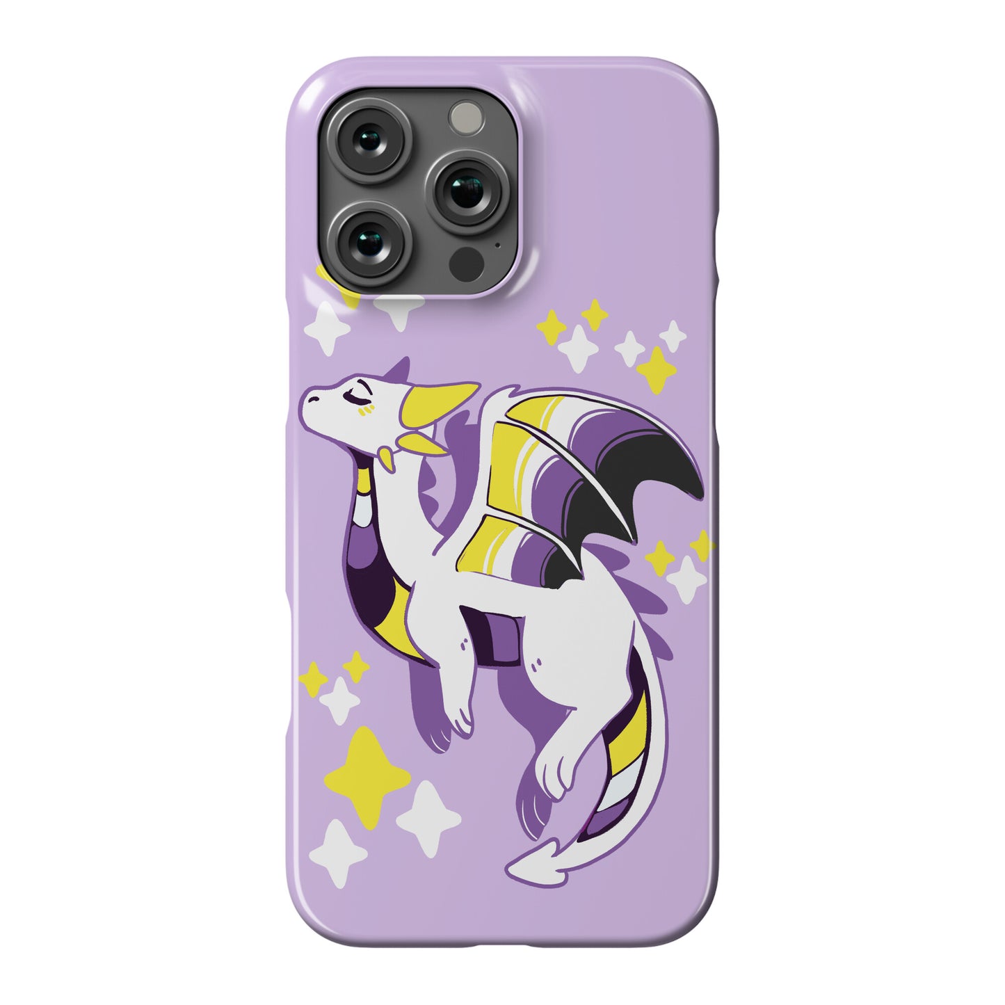 Non-Binary Pride Dragon Phone Case