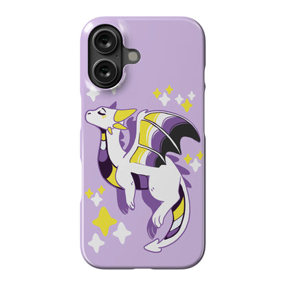 Non-Binary Pride Dragon Phone Case