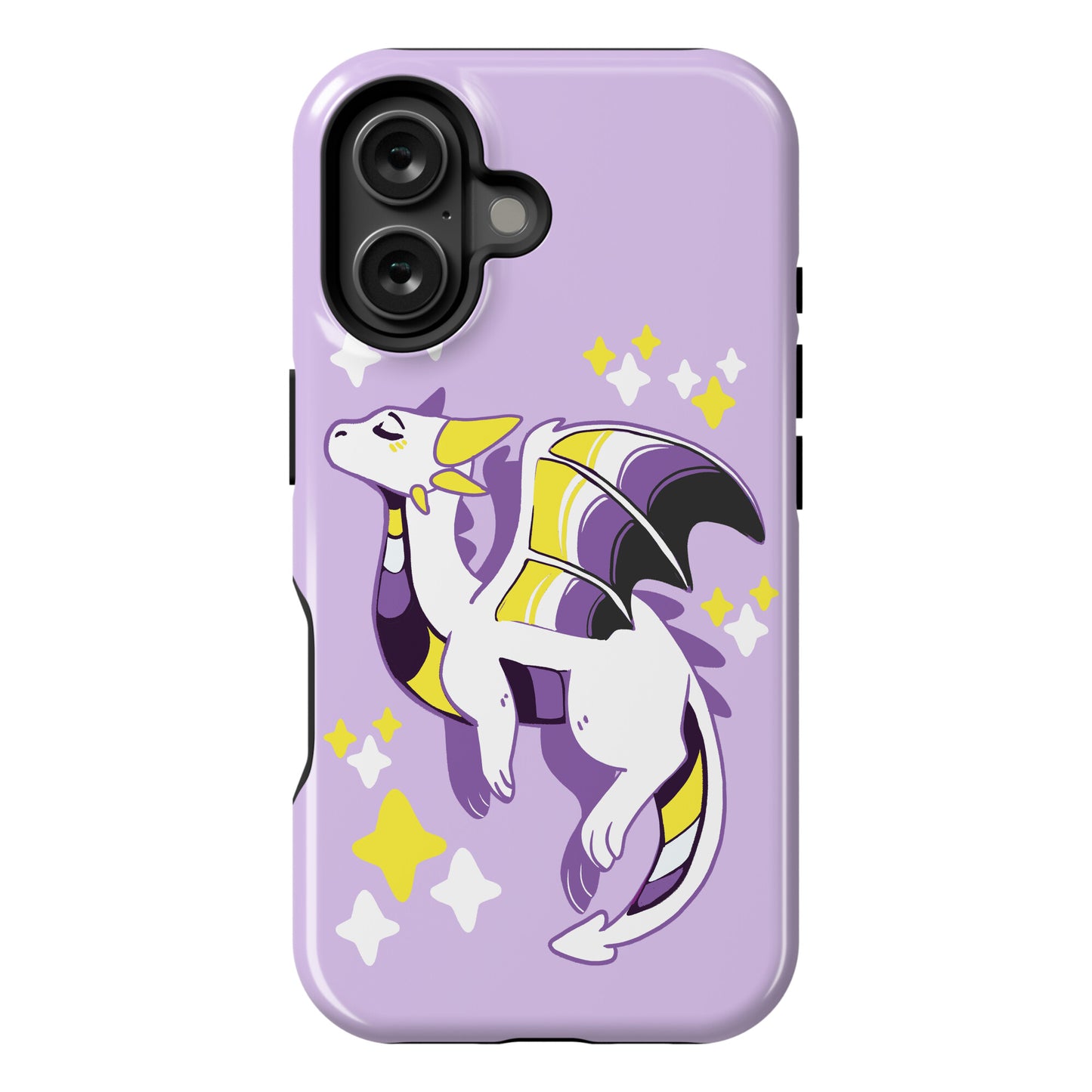 Non-Binary Pride Dragon Phone Case
