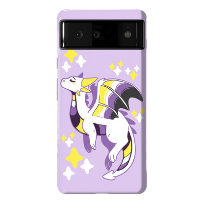 Non-Binary Pride Dragon Phone Case