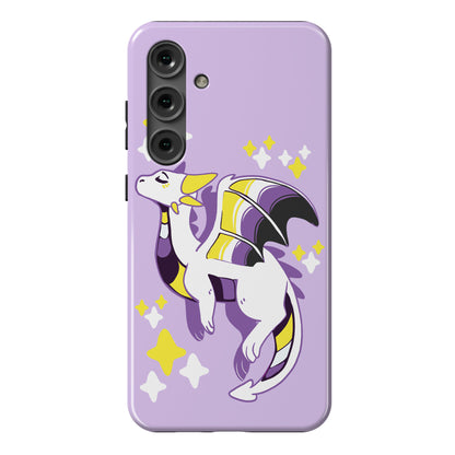 Non-Binary Pride Dragon Phone Case