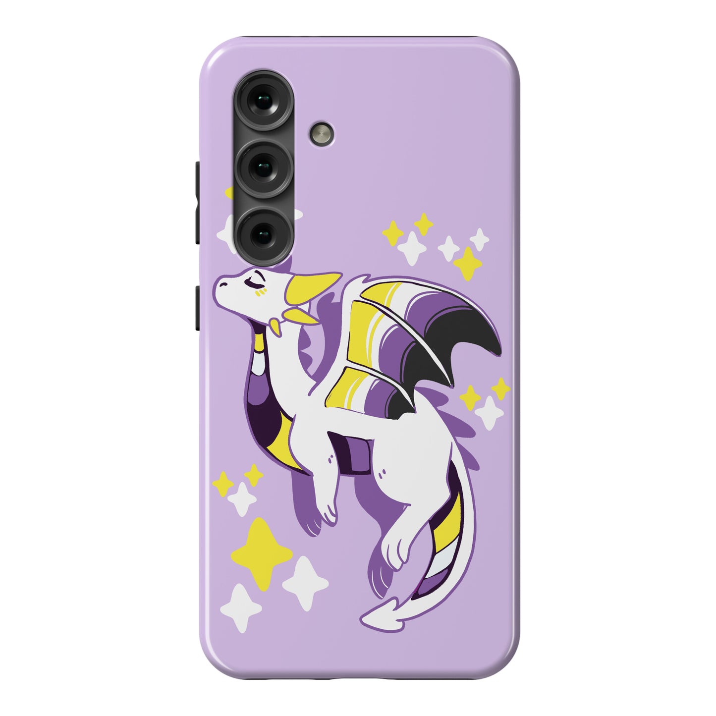 Non-Binary Pride Dragon Phone Case