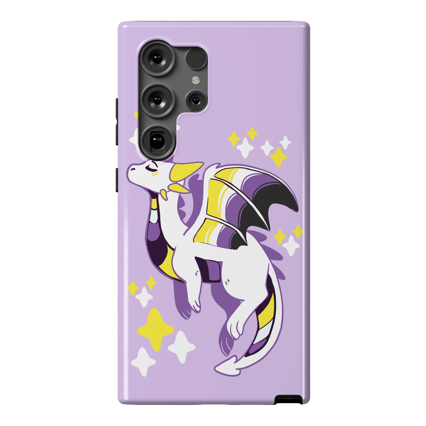 Non-Binary Pride Dragon Phone Case
