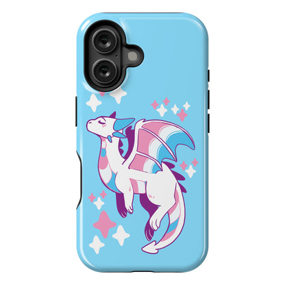 Trans Pride Dragon Phone Case