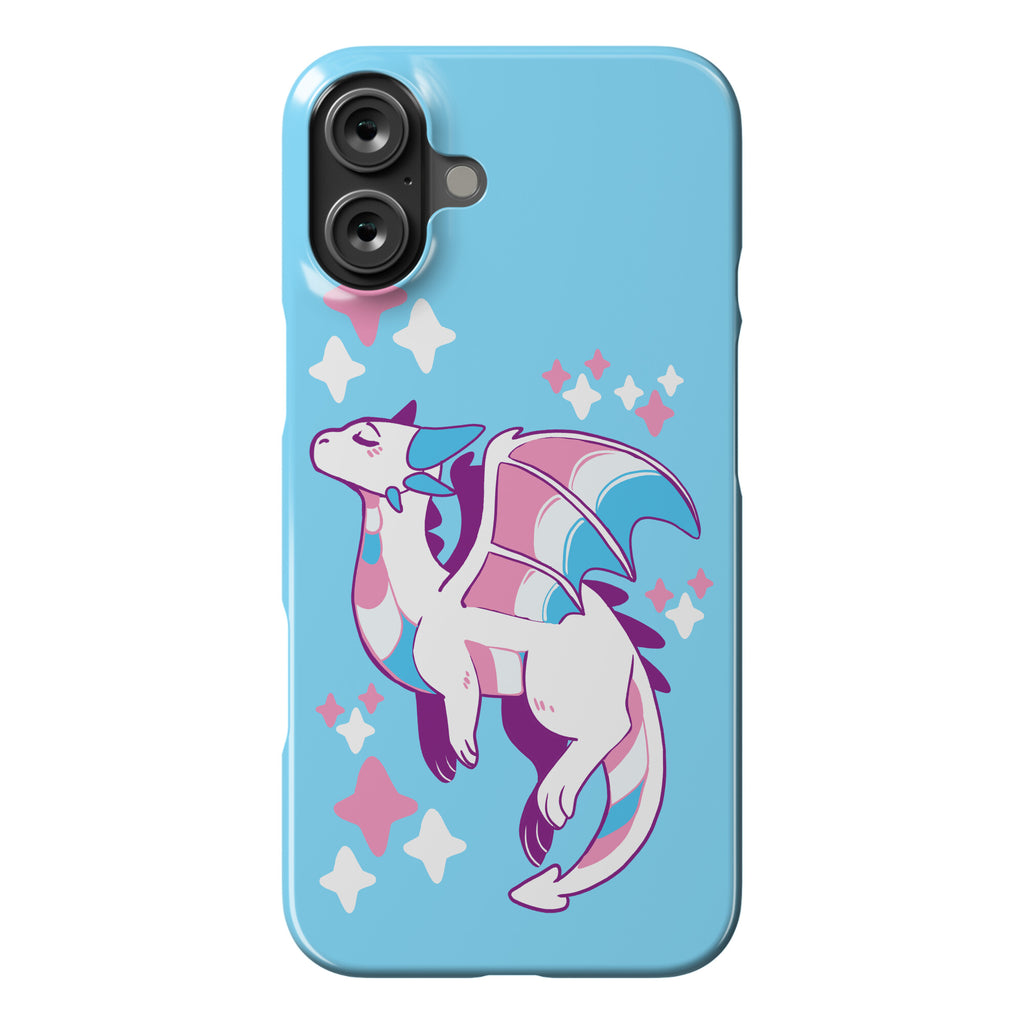 Trans Pride Dragon Phone Case