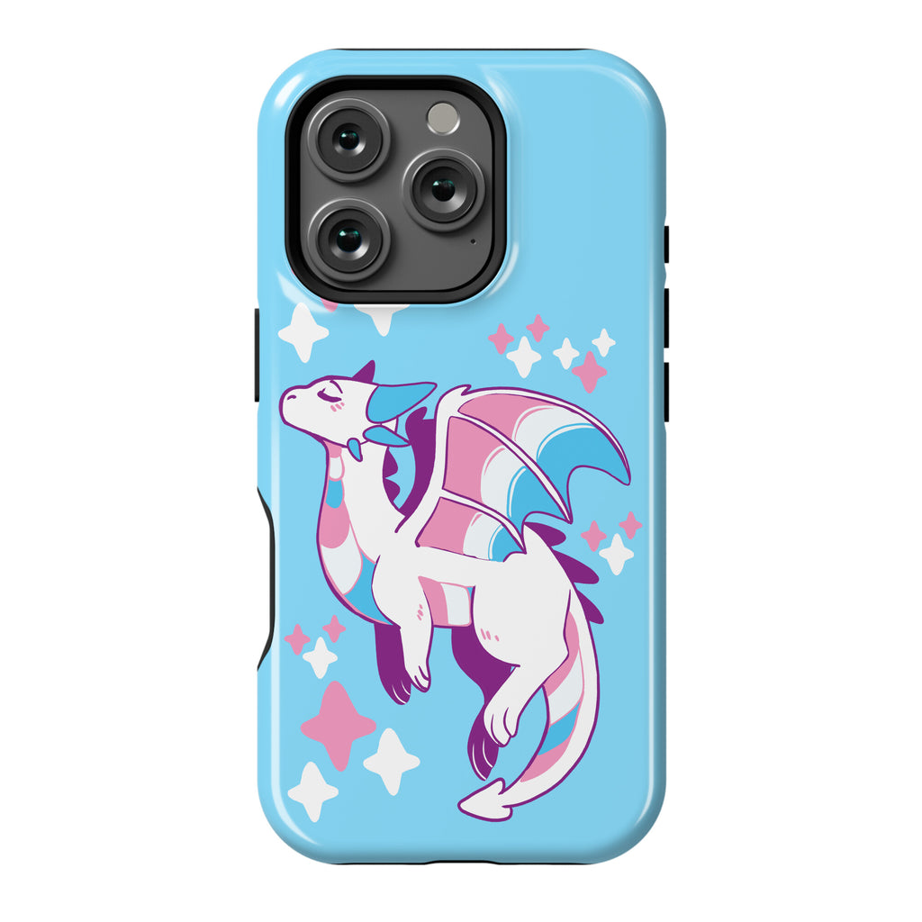 Trans Pride Dragon Phone Case