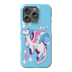 Trans Pride Dragon Phone Case