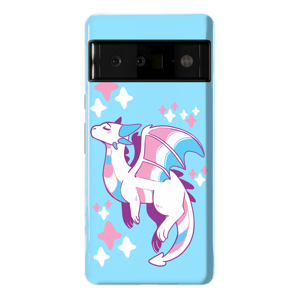 Trans Pride Dragon Phone Case