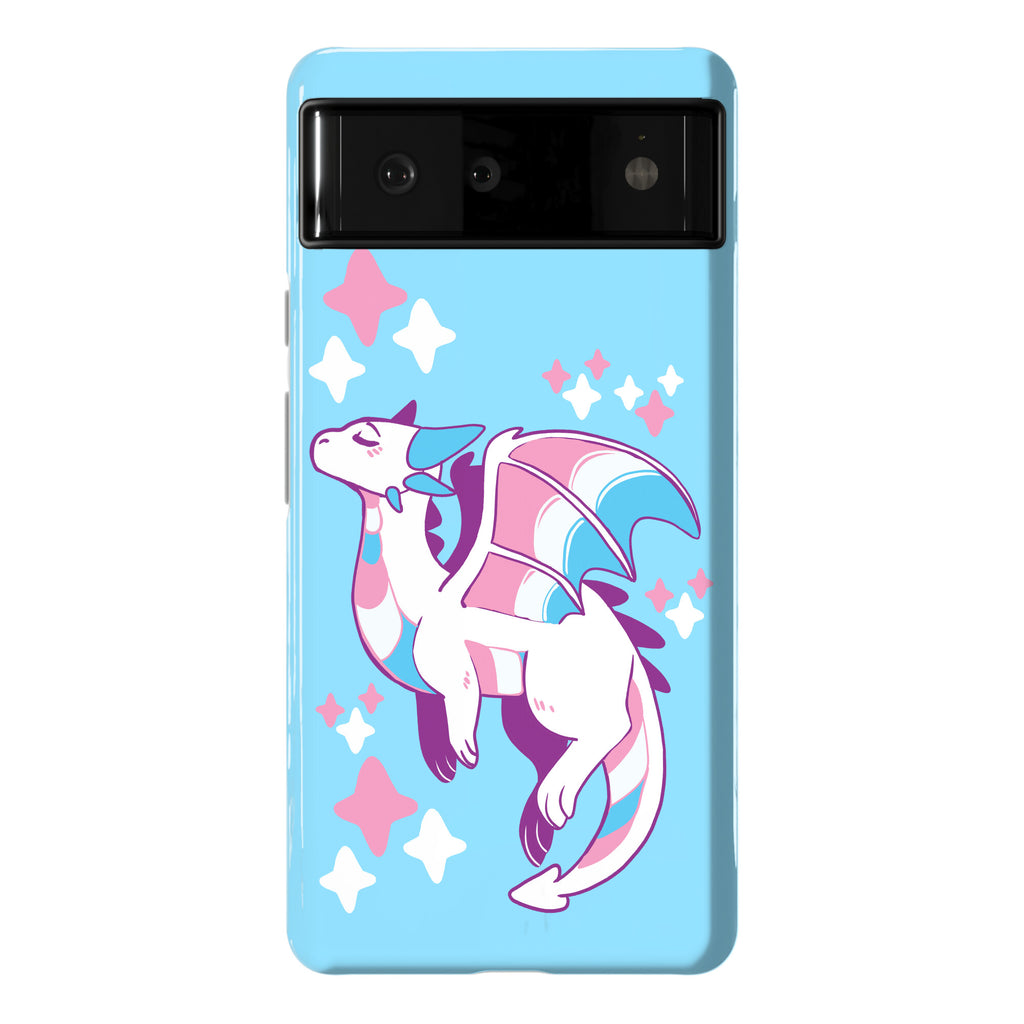 Trans Pride Dragon Phone Case
