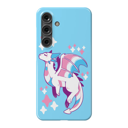 Trans Pride Dragon Phone Case