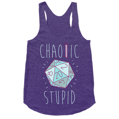 Chaotic Stupid Racerback Tank