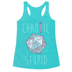 Chaotic Stupid Racerback Tank