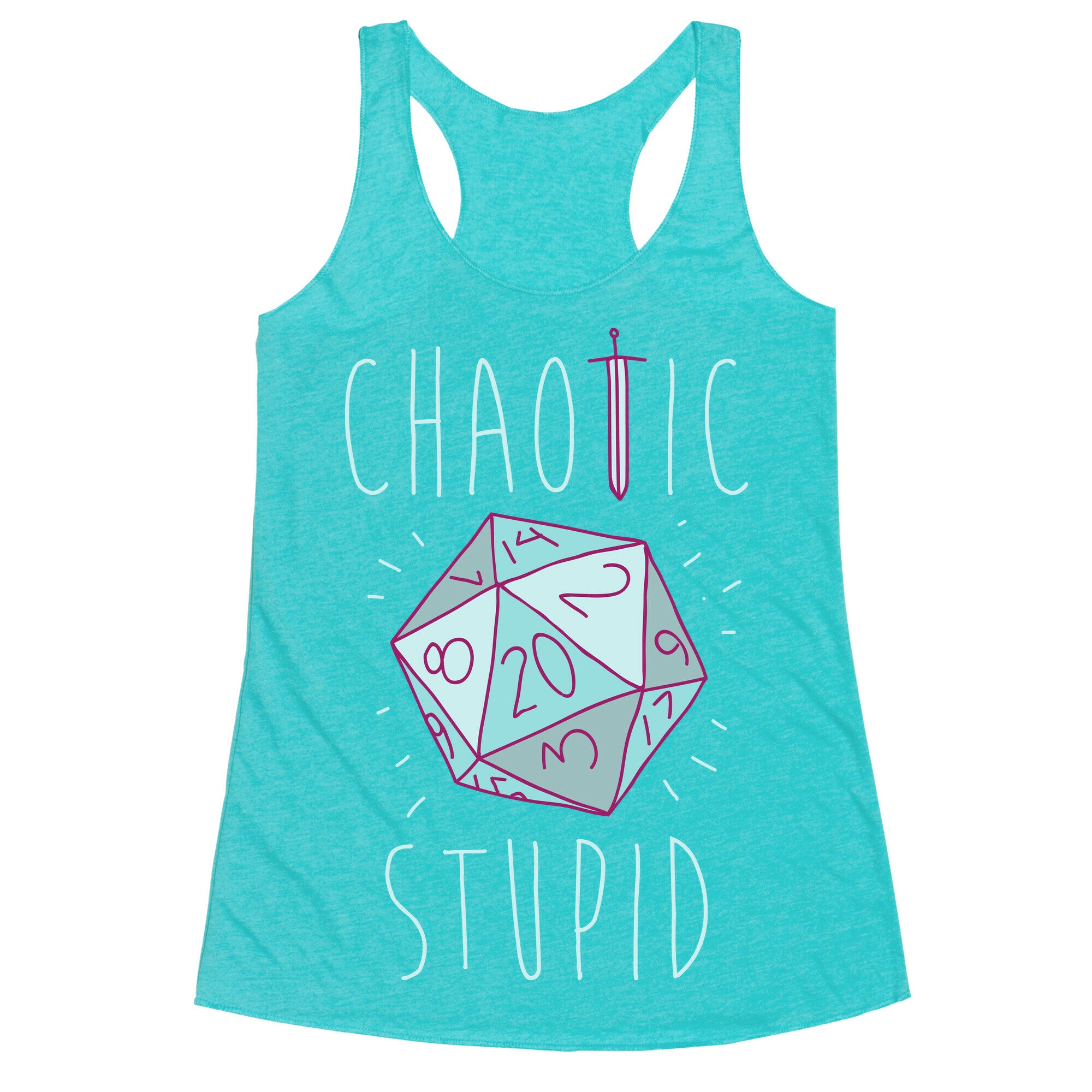Chaotic Stupid Racerback Tank