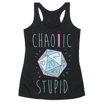 Chaotic Stupid Racerback Tank