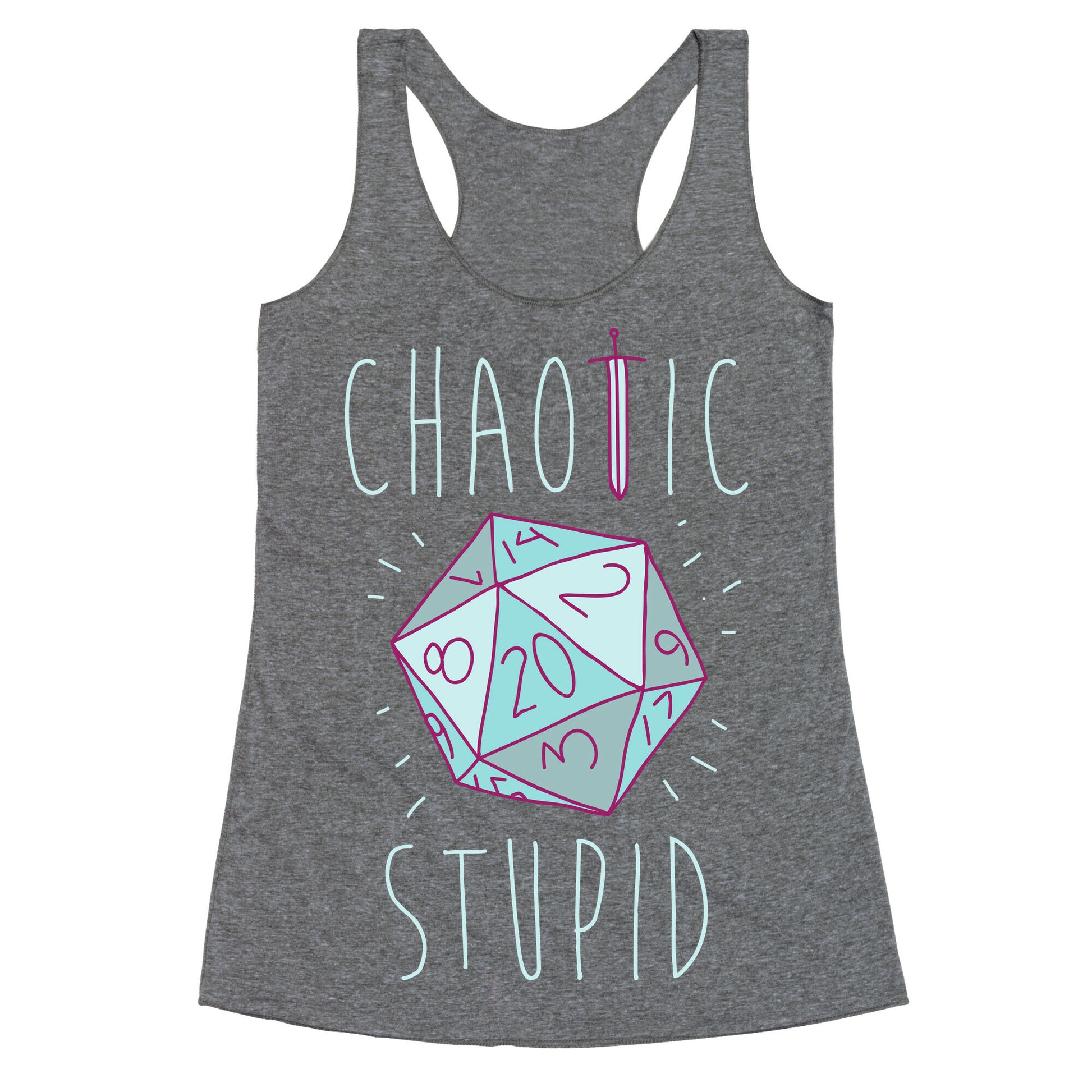 Chaotic Stupid Racerback Tank