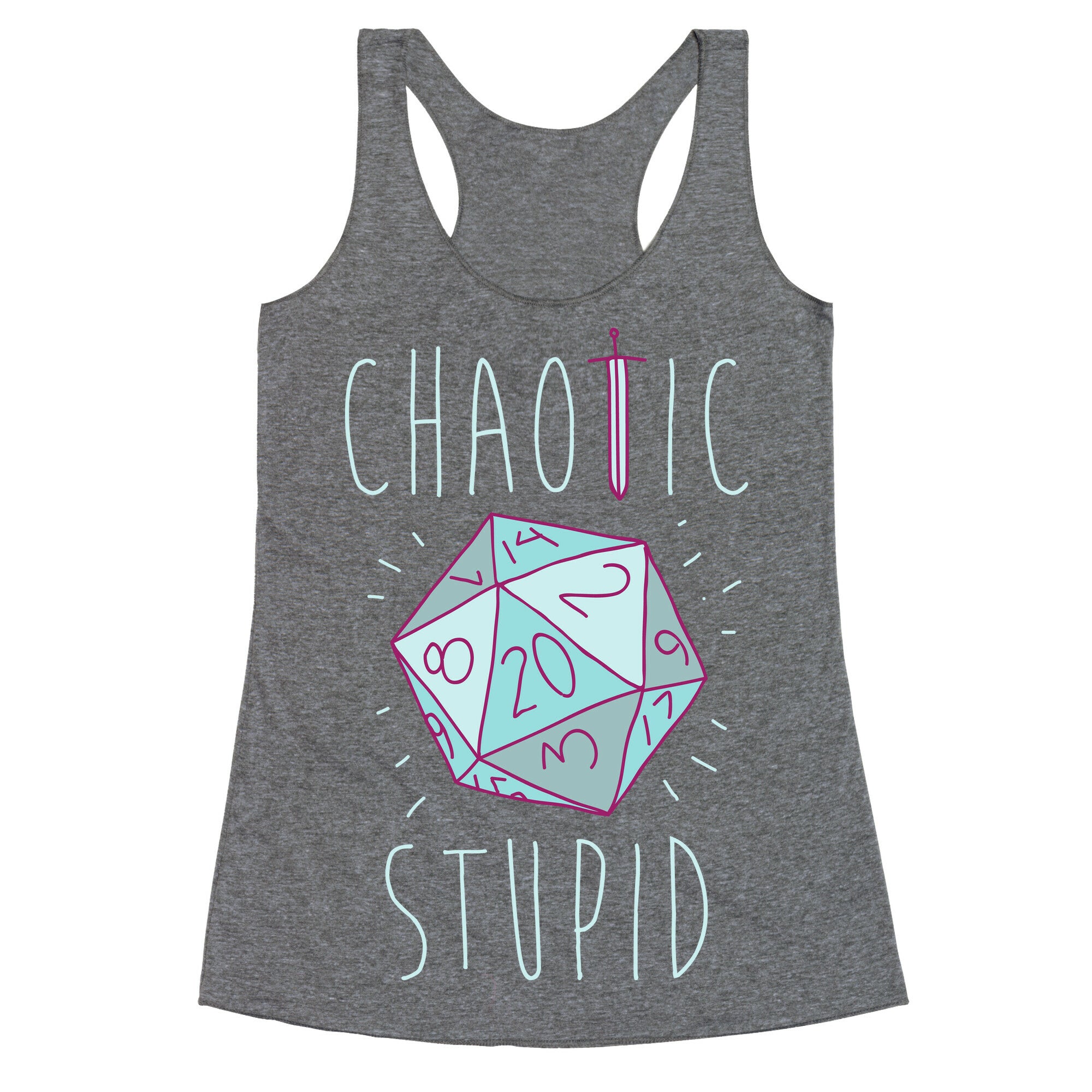 Chaotic Stupid Racerback Tank
