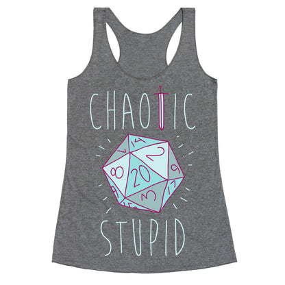 Chaotic Stupid Racerback Tank