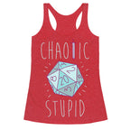 Chaotic Stupid Racerback Tank
