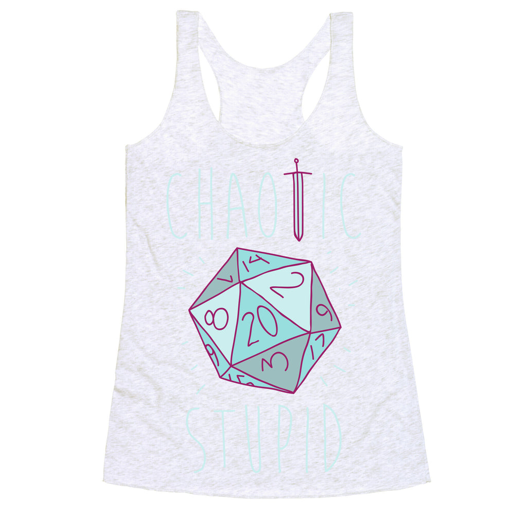 Chaotic Stupid Racerback Tank