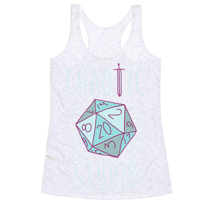 Chaotic Stupid Racerback Tank
