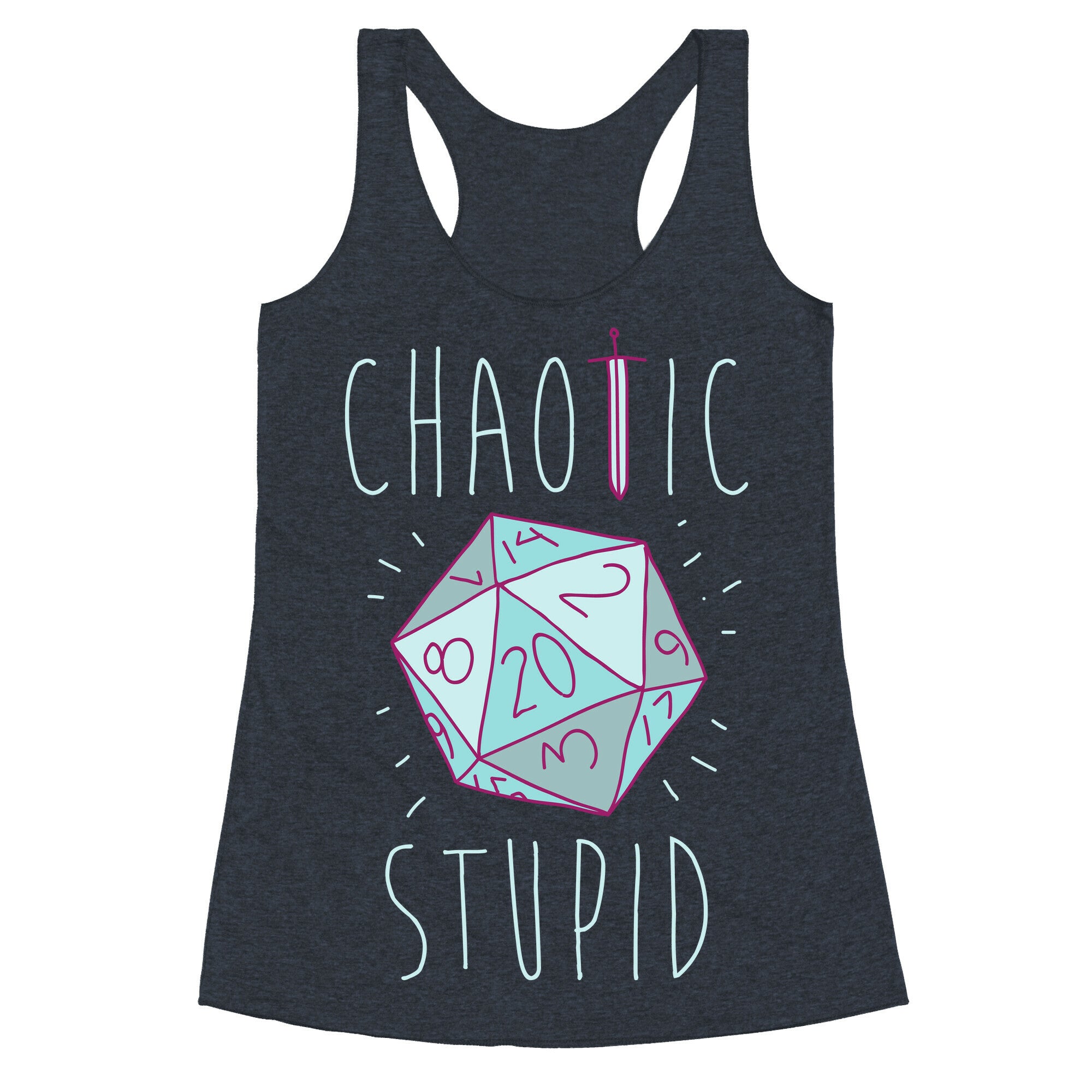 Chaotic Stupid Racerback Tank
