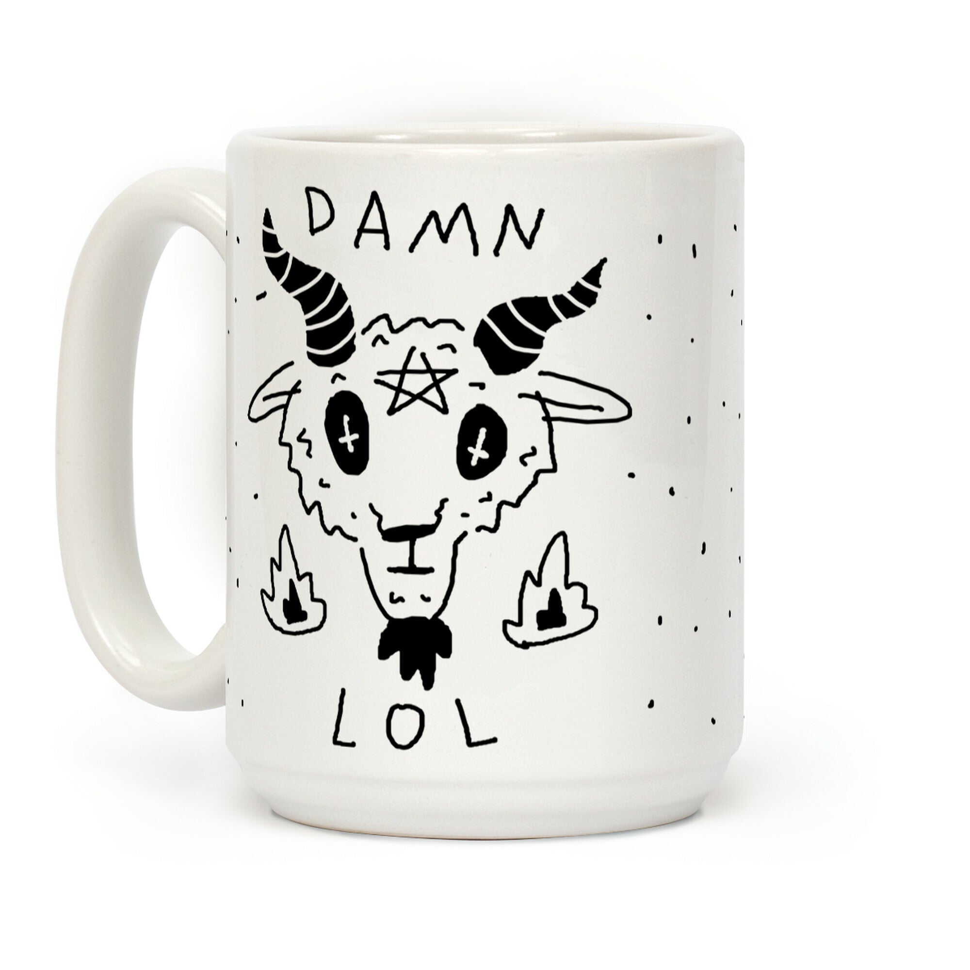 Damn Lol Satan Coffee Mug