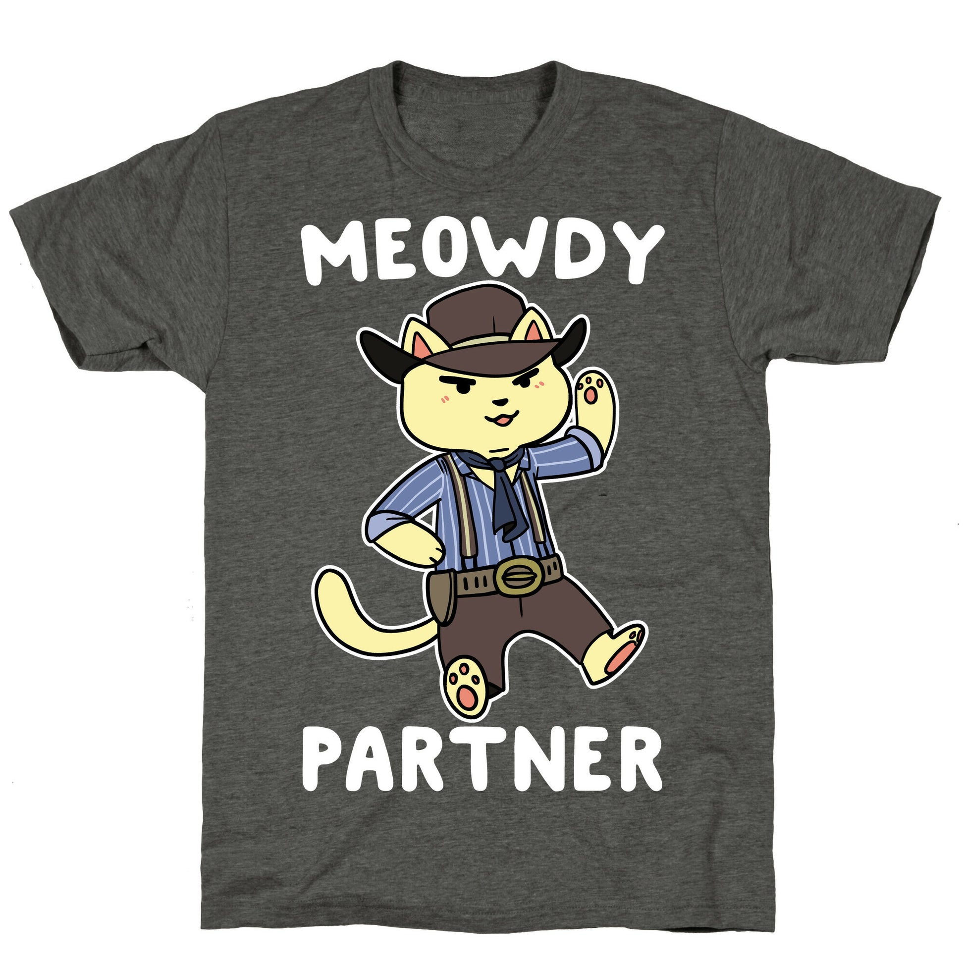 Meowdy, Partner - Arthur Morgan Unisex Triblend Tee