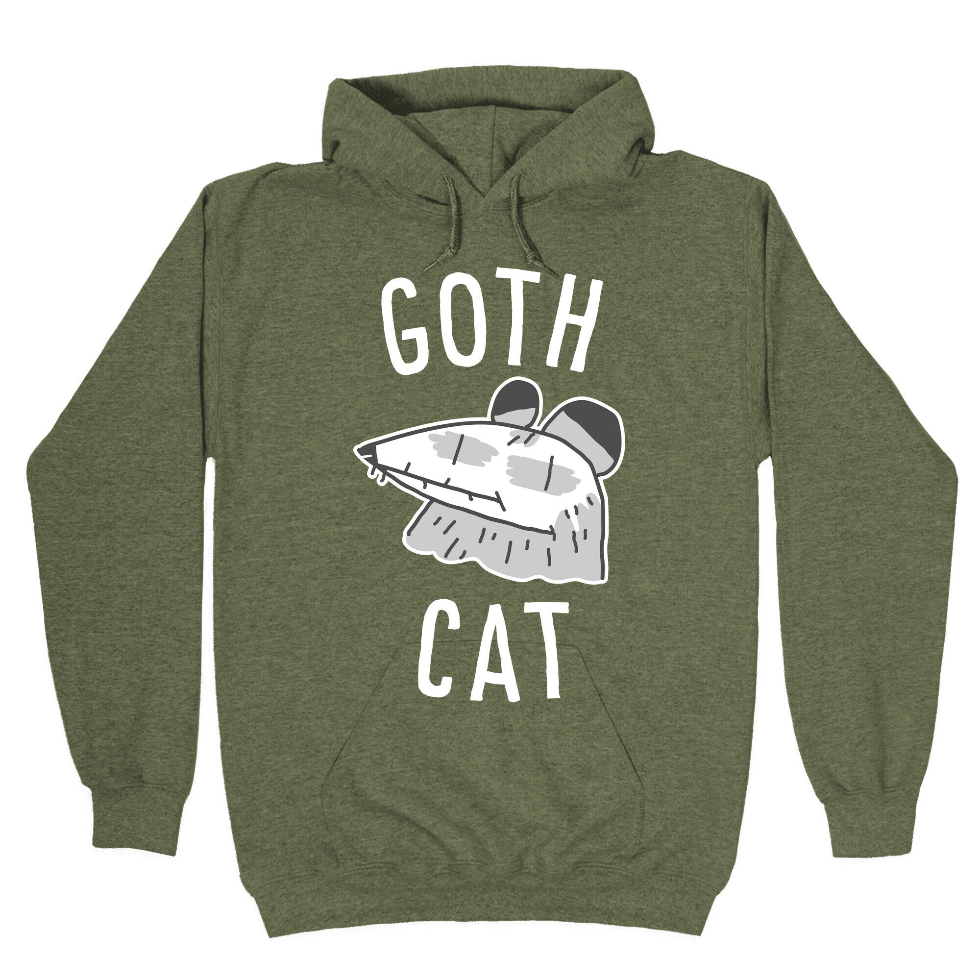 Goth Cat Hoodie