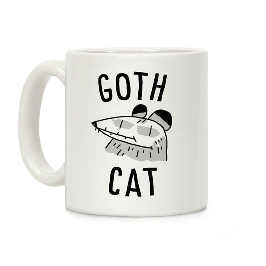 Goth Cat Coffee Mug