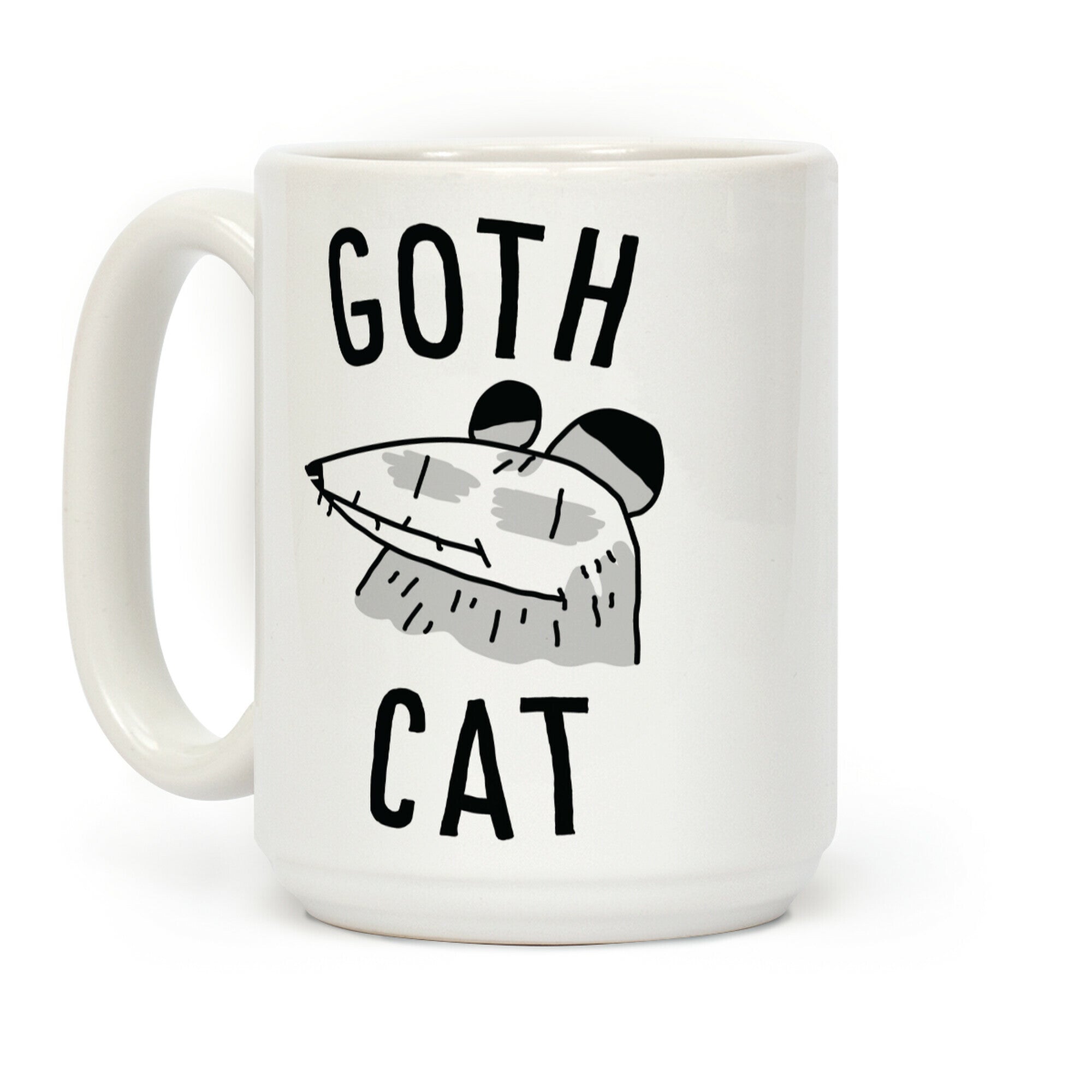 Goth Cat Coffee Mug